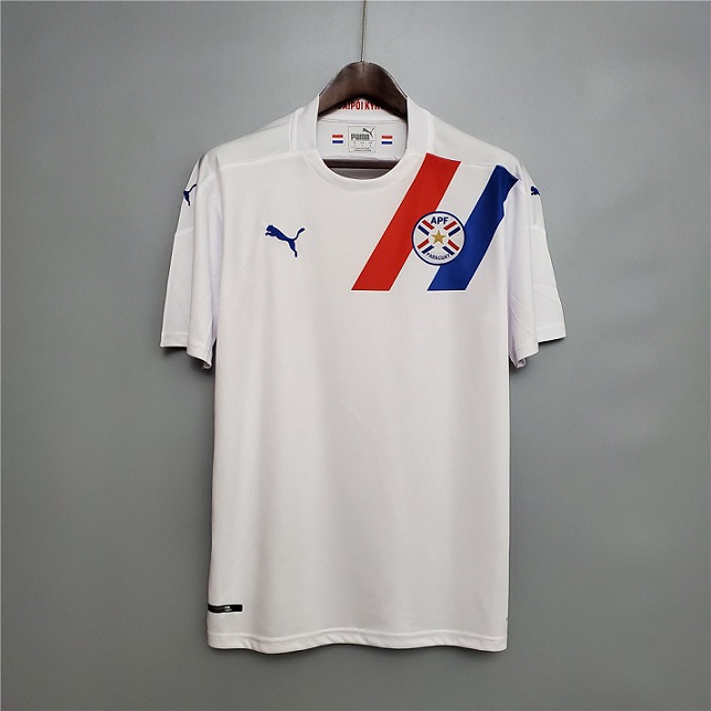 AAA Quality Paraguay 20/21 Away White Soccer Jersey